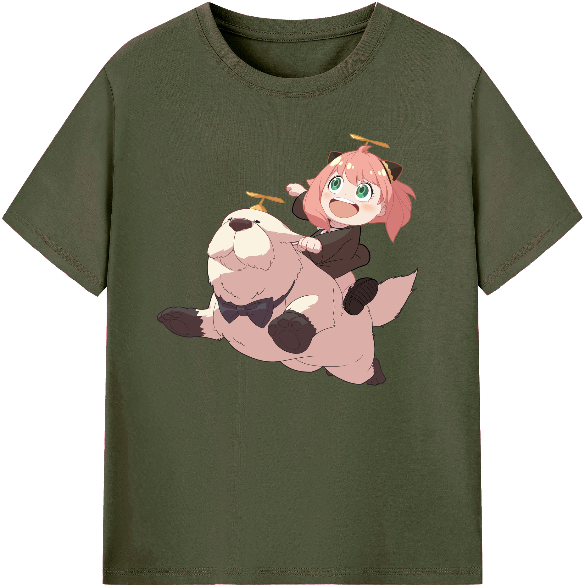 （画像用） SPY×FAMILY间谍家家酒 綿100％ メンズ半袖Tシャツ｜肌触りやわらか＆通気性